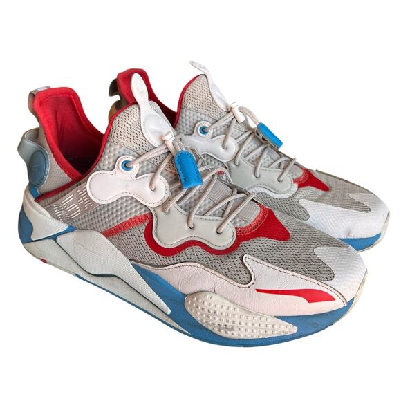 Puma RS-XT3CH Rize Gray Blue Red Retro Mens 11.5 Running Shoes 387301-01